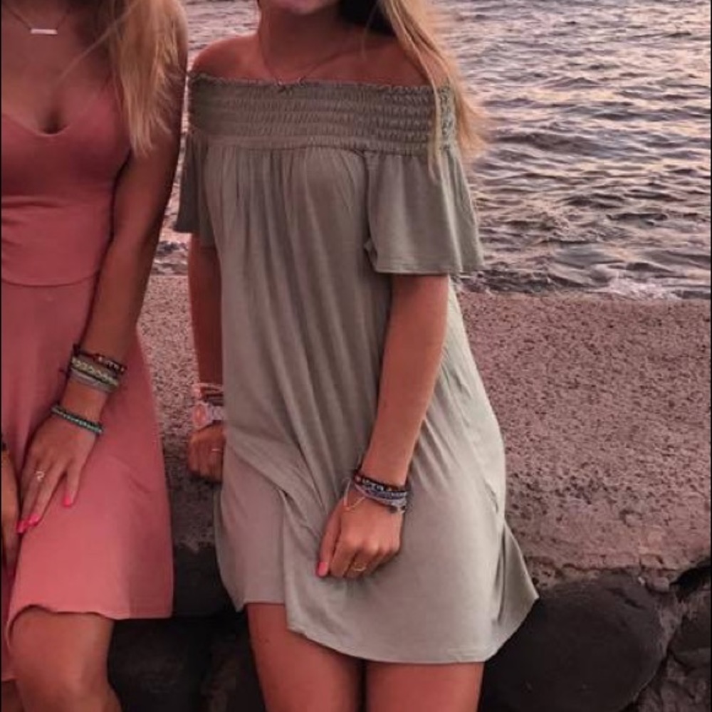 Off the shoulder dress